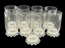 (9) Candlewick Juice Glasses