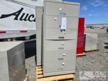 (2) Hon Metal Filing Cabinets with Keys