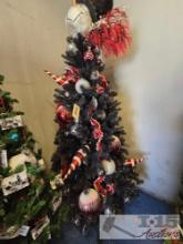 Black christmas tree