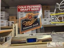 Miller Lite Genuine draft Cold Filter Draft Beer Clock