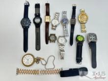 11 Watches, 1 Pocket Watch and More