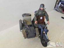 21st Century Toys Motorcycle with Sidecar/Rider