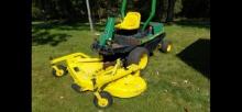 JD F935 diesel lawn mower 72" deck