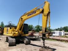 2021 KOMATSU PC170 LC WITH CANMAG MAGNET, 10KW GENSCCO HYD DRIVEN GENERATOR (GENERATOR MANUFACTURER 