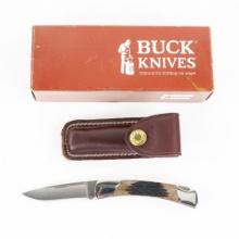 Vintage Buck 501 Squire Bone Handle Knife