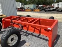 (689)UNUSED IND AMERICA 12'PULL HYD.TILT BOX BLADE