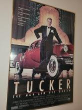 Tucker framed movie poster