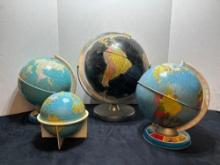 Four globes