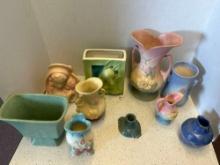 vintage floral pottery and more
