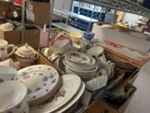 Beautiful, lots of saucers, tea, cups, plates, bone, China, and more four lots