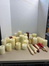 Candles and candle sticks