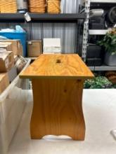 wooden stool/bench