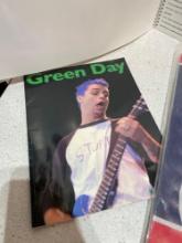 Green Day photo book. Mastercard Peyton Manning book various signed baseballs, both minor and major