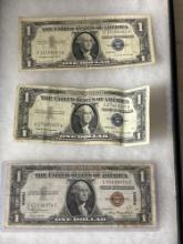 One dollar silver certificate bills, Hawaii 1935