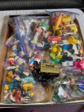 Large lot of vintage toys, Teenage Mutant Ninja Turtles Fisher-Price toy story, wood fisher price