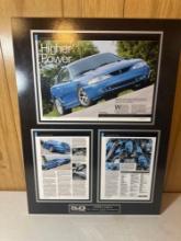 Plaque of 1998 Cobra 5.0 Mustang by Hawks Third Generation July 2012