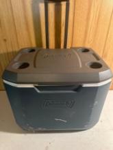 Coleman Cooler On Wheels With Drink Holders