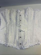 New Women?s Corset Top Satin Lace Up Back Size 2XL