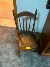 Vintage wooden rocker small