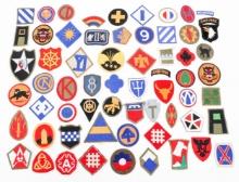 WWI - POST WWII US ARMY SHOULDER PATCHES