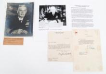 WWII MACARTHUR, RIDGWAY & HAROLD MARTIN SIGNATURES