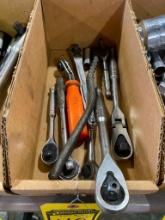 Assorted Socket Ratchet Drivers, up to 1/4"