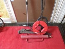 Lot Milwaukee fish tape burner Post Driver Magnet and Ridge Pipe wrench