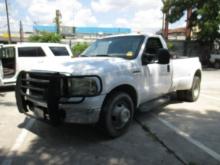 2006 Ford F-350 XLT Std Cab Long Box Dual Wheel Odometer States 156,204 VIN A57350 Runs and Drives