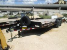 2022 Big Tex Model 14ET20BK Bumper Pull Trailer VIN 2179488 Slow Title