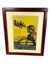 Vintage Framed Easy Rider Movie Poster