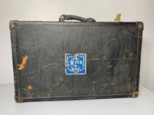 Vintage Suitcase with Stickers
