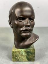 Molded Pottery Bust of Lenin