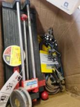 Gear pullers, tile cutter, tools