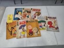 Vintage Comic Books Devil Kids, Peanuts, Baby Huey, Alvin,