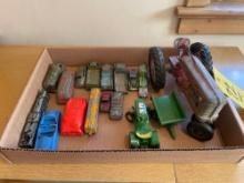 Cootsie toy cars, Hubley farm toy