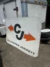 Cooper Jarrett truck sign
