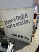 Have a Coke and Smile metal sign