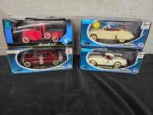 3 Mira by Solido & 1 Solido 1/18 Scale Diecast Cars