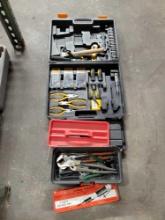 Air body saw, pliers and partial tool set