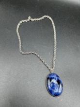.925 necklace and pendant