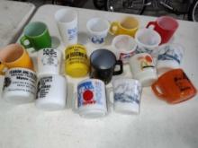 Coffee Cups, Fire King, Federal, Advertising, Budweiser, McDonald's,