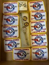 National Council Corvette Club wrist watches, patches, pins