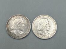 Columbian Exposition Commemorative Half Dollars bid x 2
