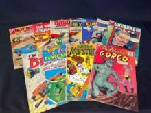 10 Vintage 12 cent Comic Books