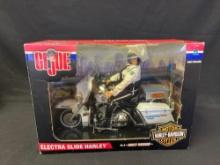GI-Joe Harley Davidson Metropolitan Police Electra Glide Harley