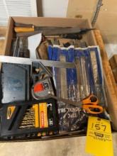 Files, Drill Bits, Chisels, Knives
