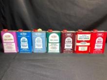 (7) vintage DuPont smokeless powder tins