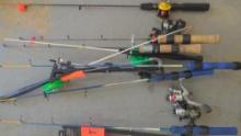 Ice Fishing rod & reel combinations and equipment
