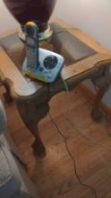 2 end tables, coffee table, and side stand furniture lot