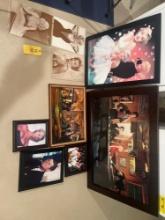 Marilyn Monroe And Other Celebrities Framed Pictures